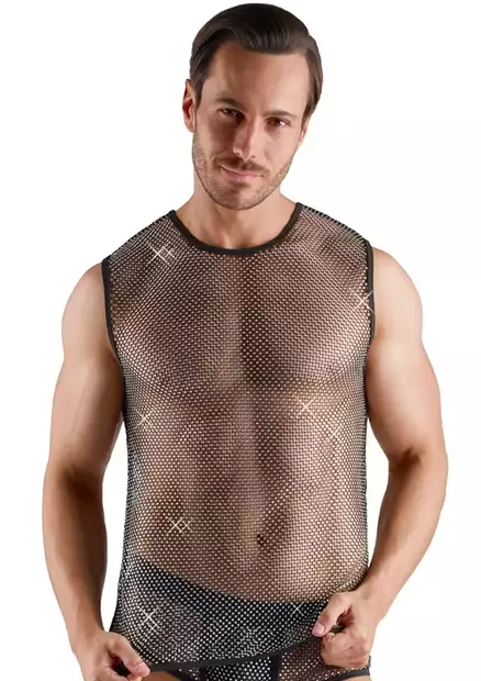 Kimalteleva Svenjoyment Verkkopaita - Miesten asut - L216204017 - 1