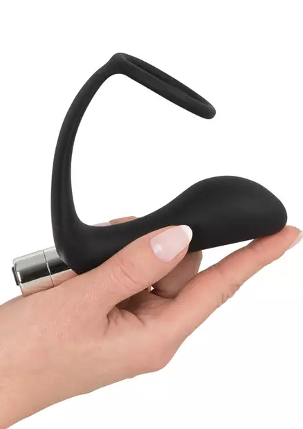 Black Velvet Vibrating Ring & Plug - Eturauhaskiihottimet - 4024144608560 - 2