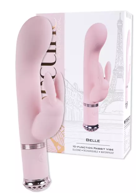 Pupuvibraattori. vibraattorin varressa pieni pupu klitoriskiihotin - Vibraattorit - 8714273058720 - 1