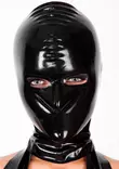 Latexa Musta Kumihuppu - Lateksi Huput ja Naamiot - 285000 - 2