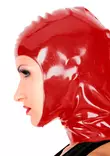 Latexa Punainen Kumihuppu - Lateksi Huput ja Naamiot - 400000 - 2