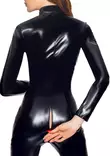 PVC haalarin vetoketju aukeaa my=C3=B6s takaa p=C3=A4in - PVC Housut, Kissapuvut ja Bodyt - L285150410 - 5
