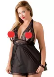 Cottelli Curves Musta Babydoll - Babydoll, Mekot ja Hameet - L274113010 - 1