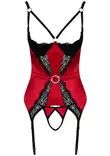 Cottelli Lingerie Punainen Korseletti - Korsetit ja Topit - L263305130 - 4