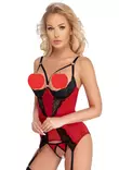 Cottelli Lingerie Punainen Korseletti - Korsetit ja Topit - L263305130 - 3
