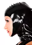 Latexa Musta Kumihuppu - Lateksi Huput ja Naamiot - 399000 - 2