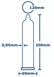 Pure Feel MisterSize 60 Kondomit - Kondomit - 4260605480140 - 2