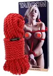 Taboom Punainen Bondage Köysi - Käsiraudat, Kahleet ym. - 8713221824530 - 1