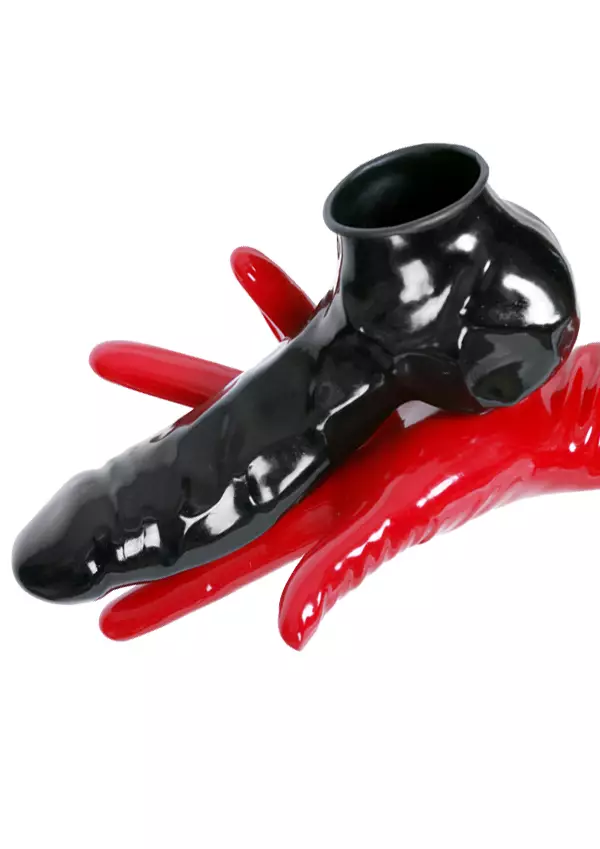 Latexa Musta Penistuppi - Lateksi Penistupet ja Renkaat - 1044000 - 1