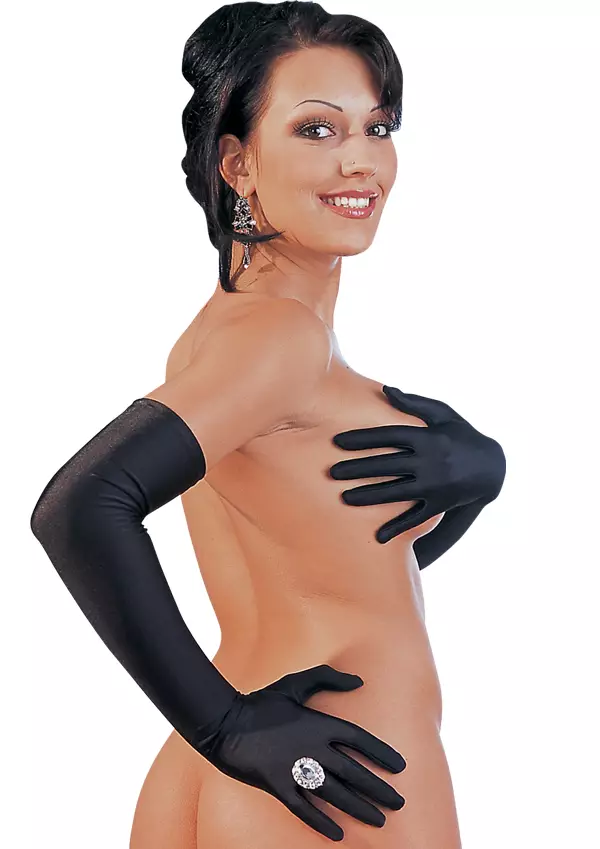 Cottelli Accessoires Mustat Käsineet - Asusteet - 4024144220250 - 1