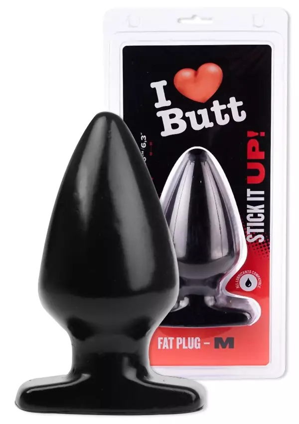 Iso musta anustappi ja takana puna-musta myyntipakkaus - Anustapit - 5420044223190 - 1