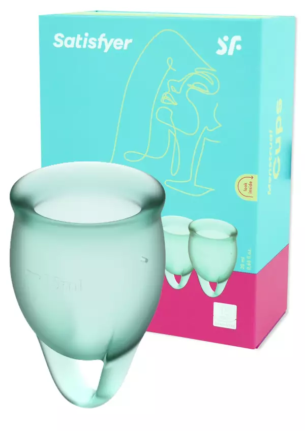 FeelConfident Satisfyer Kuukuppi Vihreä - Muut intiimituotteet - 4061504002040 - 1