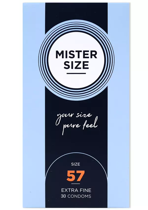Pure Feel MisterSize 57 Kondomit 30kpl - Kondomit - 7070 - 1