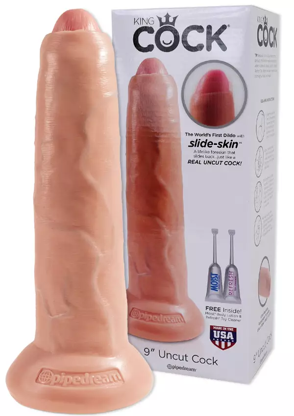 Uncut Cock KingCock Dildo 9" - Dildot ja Tekopenikset - 603912750850 - 1