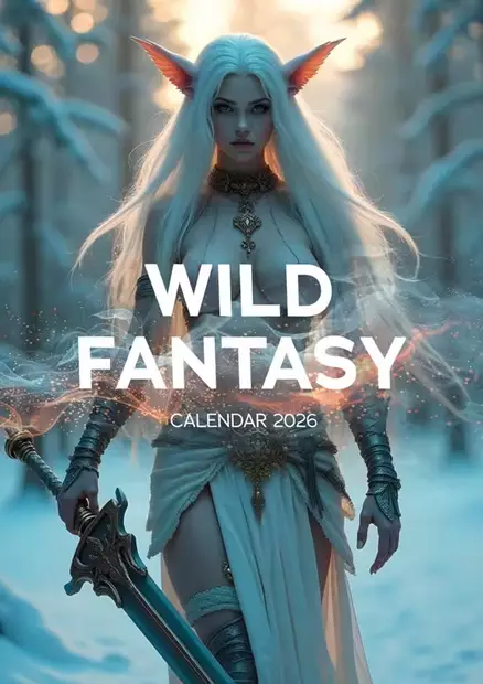 Wild Fantasy Tyttökalenteri 2026 - Kalenterit 2026 - 4024144673421 - 1