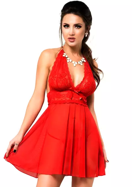 FlowerLace Chilirose Punainen Babydoll - Babydoll, Mekot ja Hameet - LCR4011 - 1