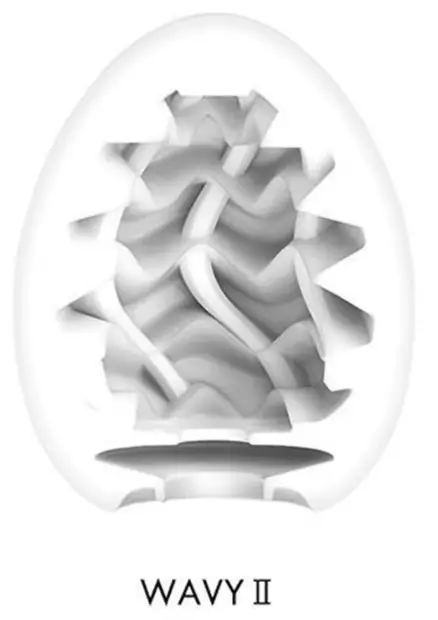 Wavy 2 Tenga Egg Masturbaattori - Tekovaginat - 4560220556481 - 2