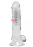 Dildo on muotoiltu kuin aito penis. Pohjassa imukuppi - Vibraattorit - 8714273059611 - 4