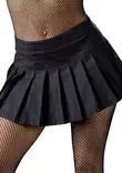 Minihameessa leveä vyötärönauha ja sen alla laskokset - Babydoll, Mekot ja Hameet - L16062601 - 2