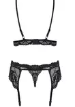 Obsessive Musta Alusasusetti - Naisten alusvaatteet - L221323011 - 4
