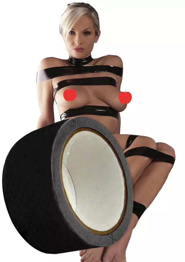Bondage-teippi Musta - Käsiraudat, Kahleet ym. - 4050854895501 - 1