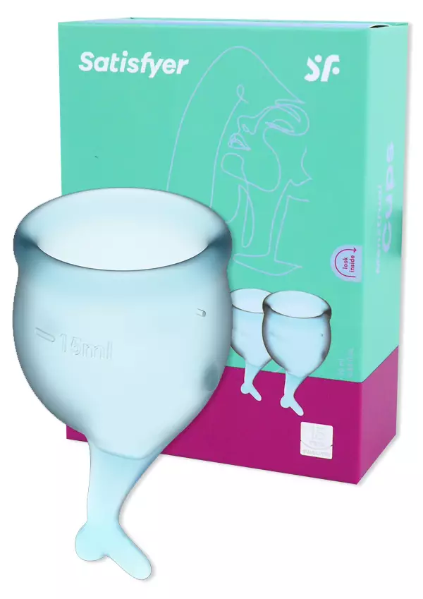 FeelSecure Satisfyer Kuukuppi Sininen - Muut intiimituotteet - 4061504002231 - 1