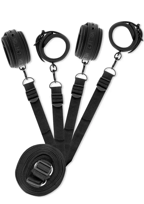 Fetish Submissive Kahlesetti - Käsiraudat, Kahleet ym. - 8435565924881 - 1