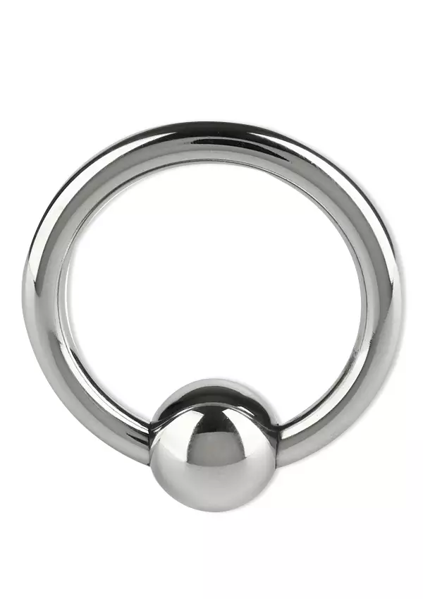 Metallinen penisrengas, jossa metallinen kuule - Penisrenkaat - L10032501 - 1