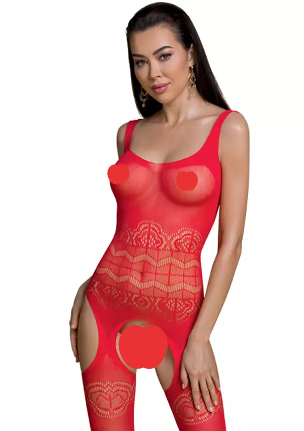 Passion Eco Punainen Kissapuku - Bodyt ja Kissapuvut - 5908305968061 - 1
