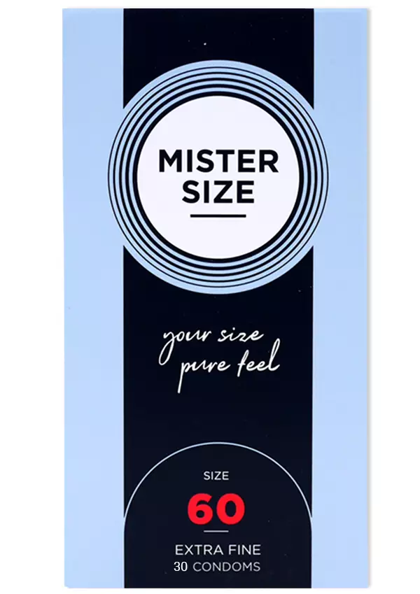 Pure Feel MisterSize 60 Kondomit 30kpl - Kondomit - 7071 - 1