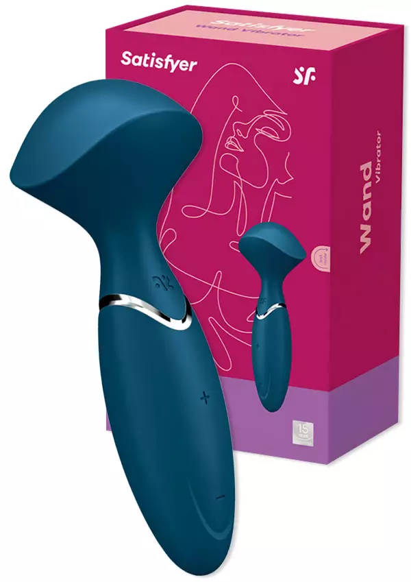 Satisfyer Mini Wand-er Vibraattori - Klitoriskiihottimet ja Muut Hierojat - 4061504044231 - 1