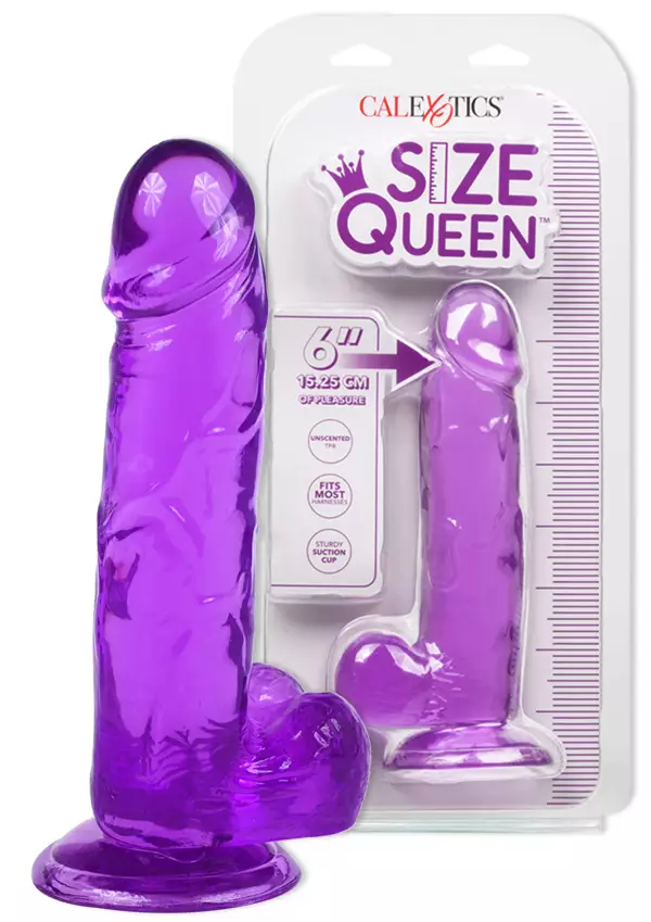 SizeQueen 6 Lila Dildo - Dildot ja Tekopenikset - 716770096531 - 1