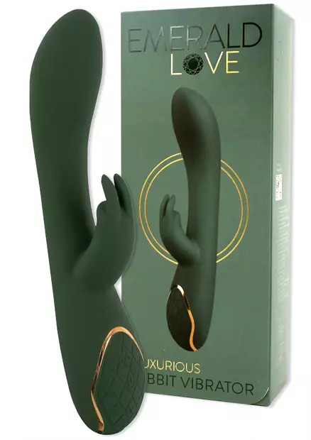 Tyylikäs, tummanvihreä pupuvibraattori - Vibraattorit - 4024144489312 - 1