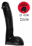 All Black 14 Dildo - Dildot ja Tekopenikset - 5420044200542 - 1