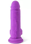 R12 Vibrating Lila Dildo - Vibraattorit - 8436572921252 - 4
