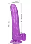 SizeQueen 8 Lila Dildo - Dildot ja Tekopenikset - 716770096562 - 6