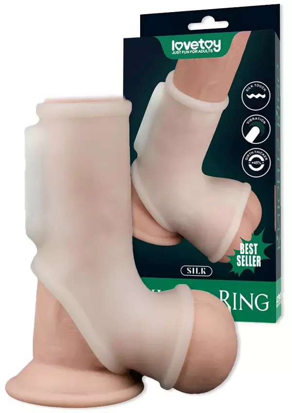 Penisholkki peniksen tyveen ja kivesten ymp=C3=A4rille - Penisjatkot, Holkit ja Potenssituet - 6970260900492 - 1