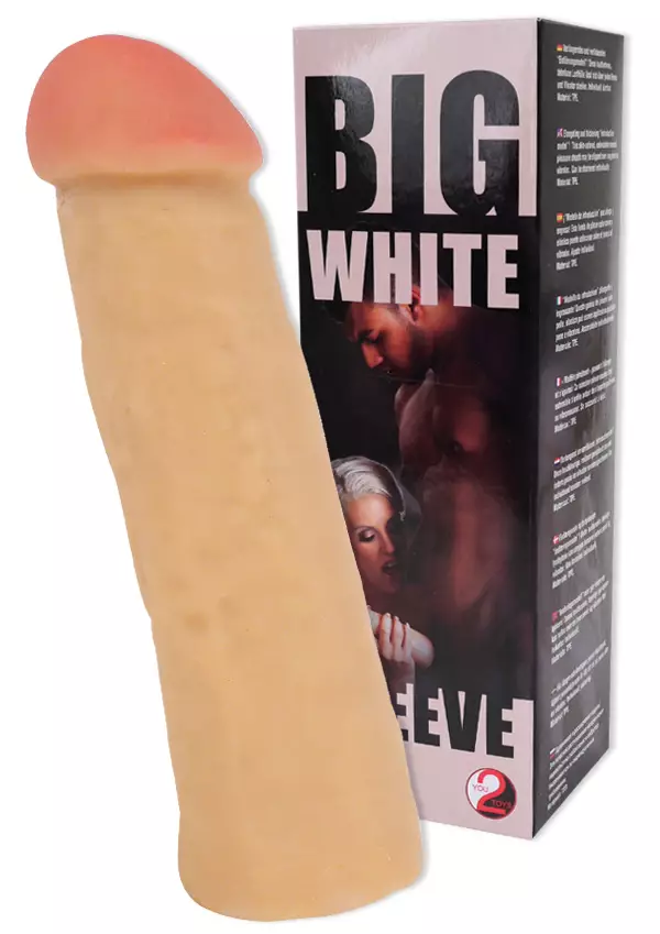 Big White Sleeve Penisjatko - Penisjatkot, Holkit ja Potenssituet - 4024144511372 - 1