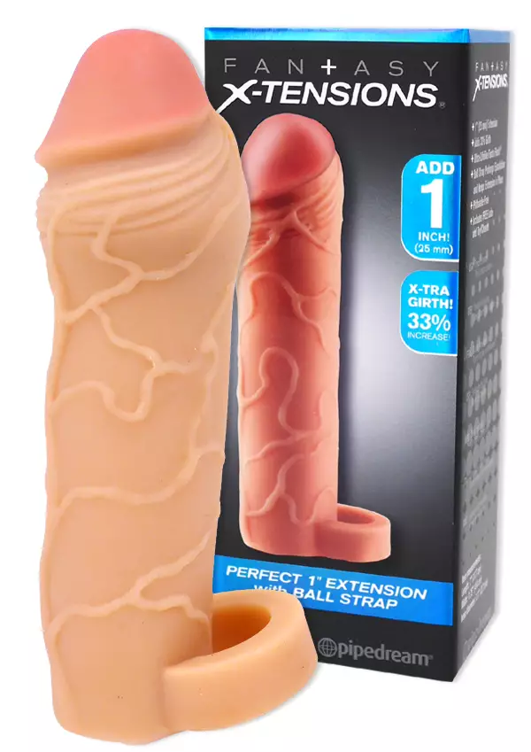 Perfect 1" Extension Rengas Penisjatke - Penisjatkot, Holkit ja Potenssituet - 603912345742 - 1