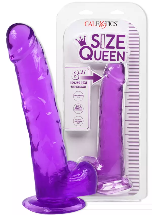 SizeQueen 8 Lila Dildo - Dildot ja Tekopenikset - 716770096562 - 1