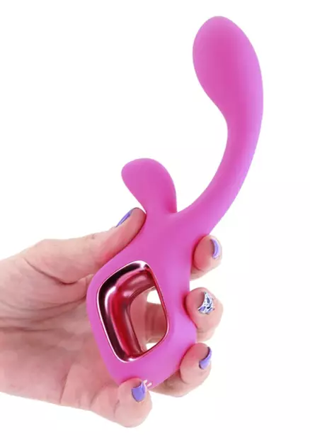 Pupuvibraattori naisen kädessä - Vibraattorit - 657447111853 - 2