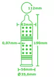 EXS Ribbed Dotted Kondomit 12kpl - Kondomit - 5027701000233 - 2