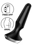 Satisfyer anuskiihotin on musta ja tyvess=C3=A4 metallia. - Anustapit - 4061504003283 - 2
