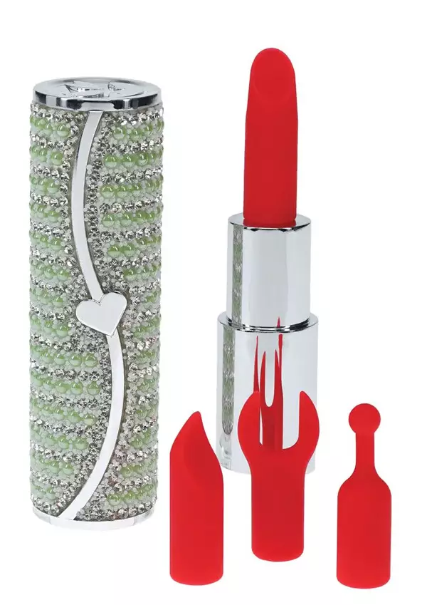 Loveline Huulipuna Vibraattori - Klitoriskiihottimet ja Muut Hierojat - 8714273069993 - 1