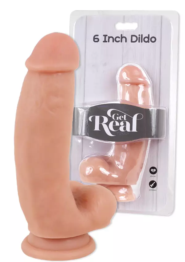 GetReal Dildo 6 Vaalea - Dildot ja Tekopenikset - 8713221486363 - 1