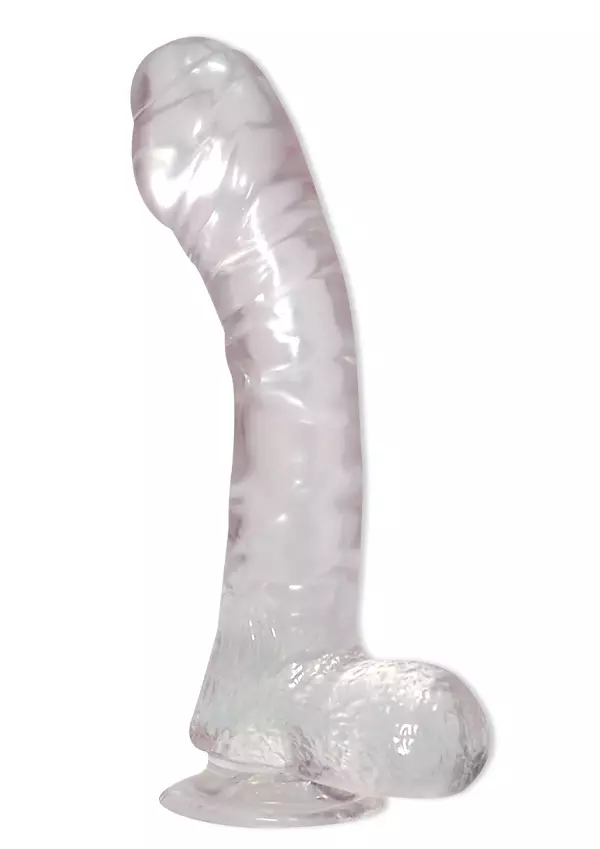 Kirkas dildo imukupilla. Päästä hieman pulleampi kuin varresta. - Dildot ja Tekopenikset - 4892503063523 - 1