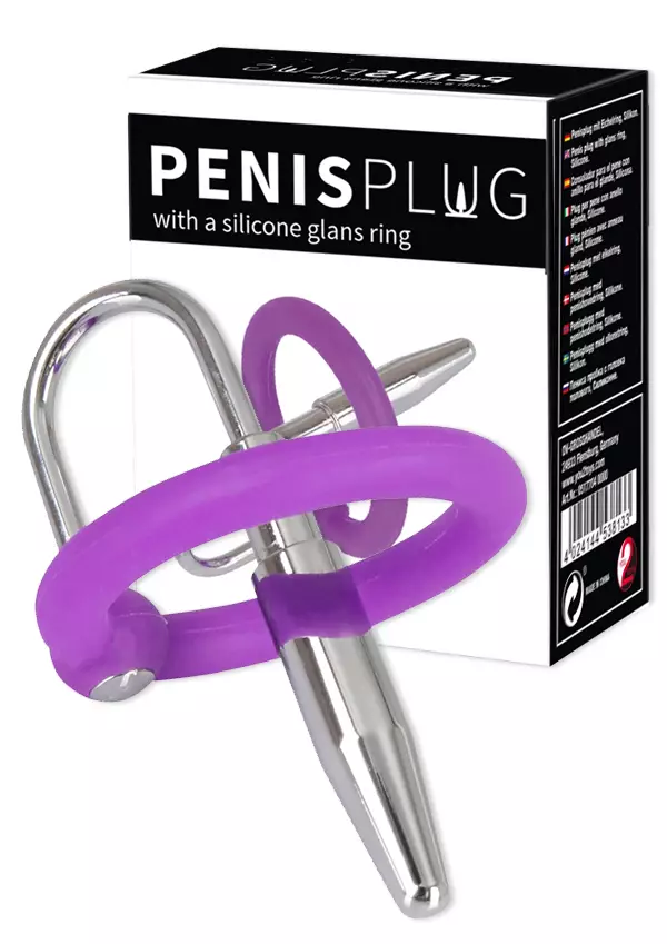 Penis Plug Silikonirenkaalla - Penisporat ja Penis Plugit - 4024144538133 - 1