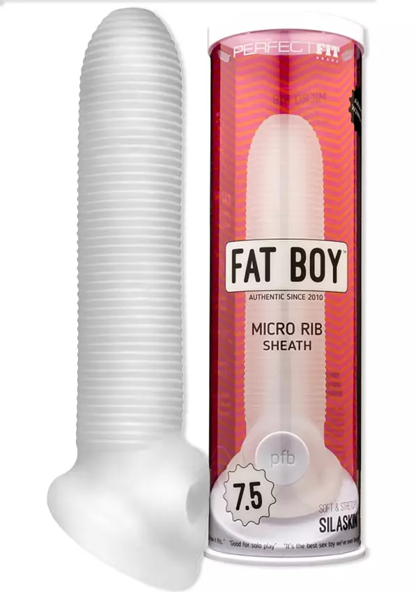 PerfectFit FatBoy MicroRibbed Penisjatke - Penisjatkot, Holkit ja Potenssituet - 851127008123 - 1