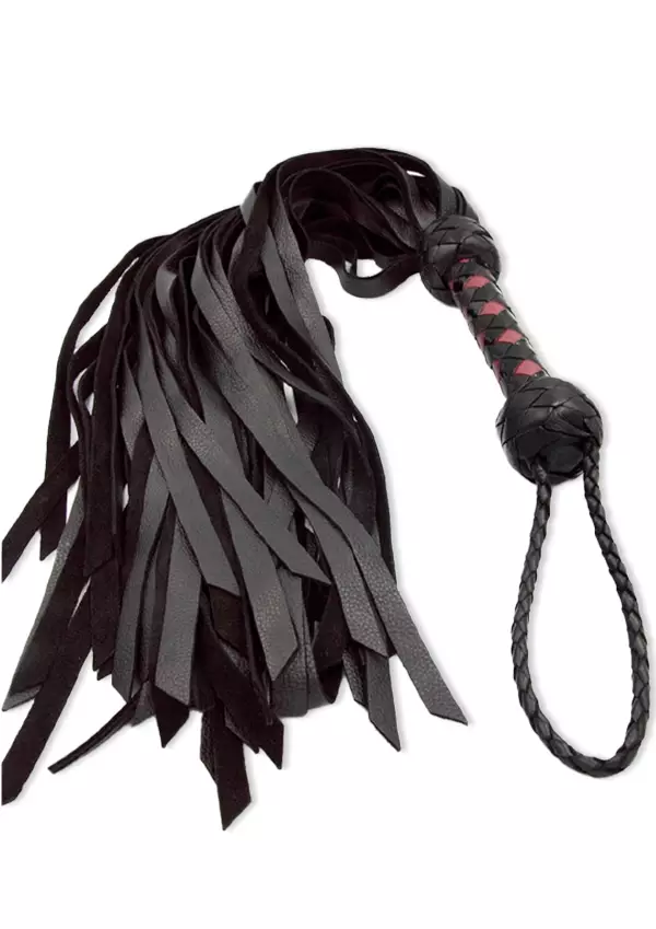 Premium Leather Flogger Ruoska - Ruoskat ja Piiskat - 8718788894743 - 1