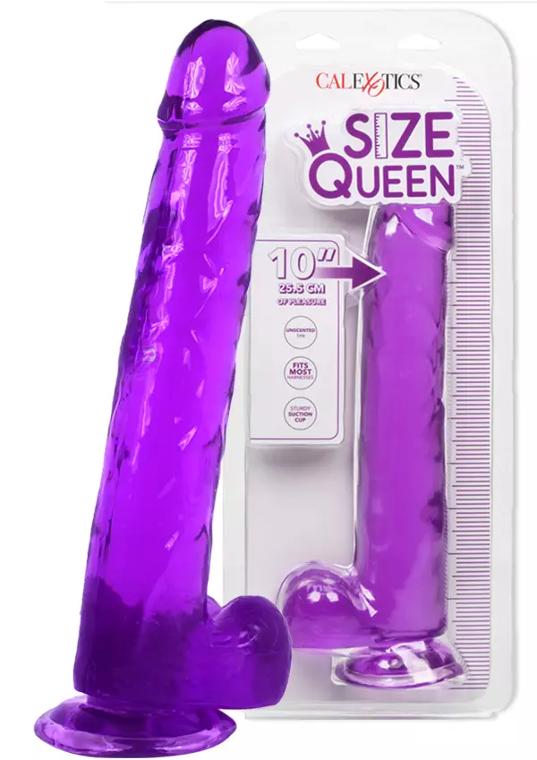 SizeQueen 10 Lila Dildo - Dildot ja Tekopenikset - 716770096593 - 1